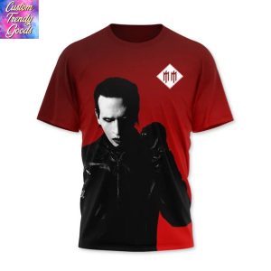 Marilyn Manson 2025 Europepean Tour Signature 3D T-Shirt