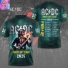 AC DC Are You Ready Pwr Up Tour 2025 3D T-Shirt