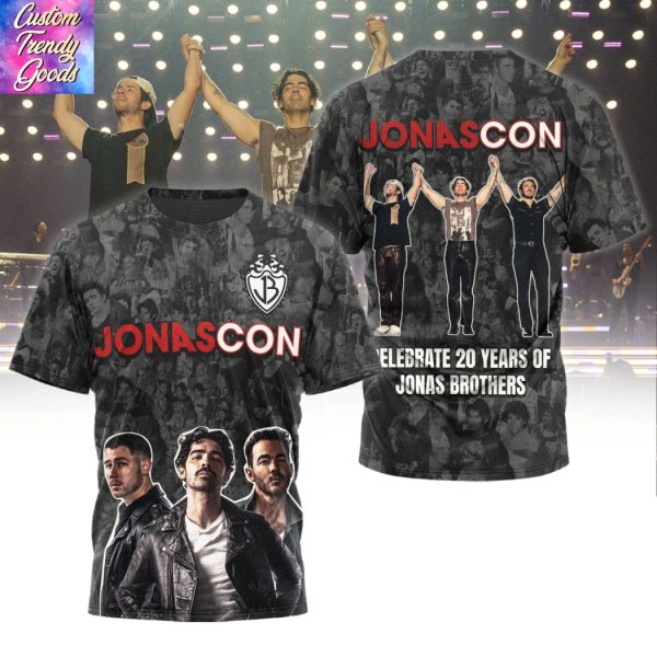 Celebrate 20 Years Of Jonas Brothers 3D T-Shirt