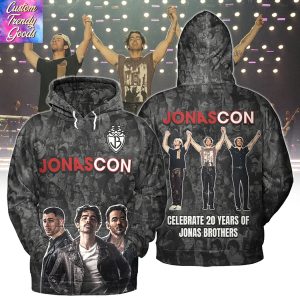 Celebrate 20 Years Of Jonas Brothers Hoodie