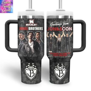 Celebrate 20 Years Of Jonas Brothers Tumbler With Handle And Straw