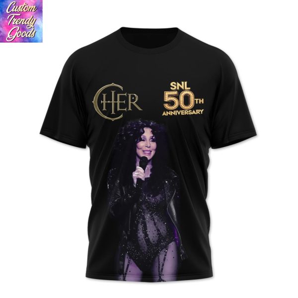 Cher SNL 50th Anniversary – If I Could Turn Back Time Signature 3D T-Shirt