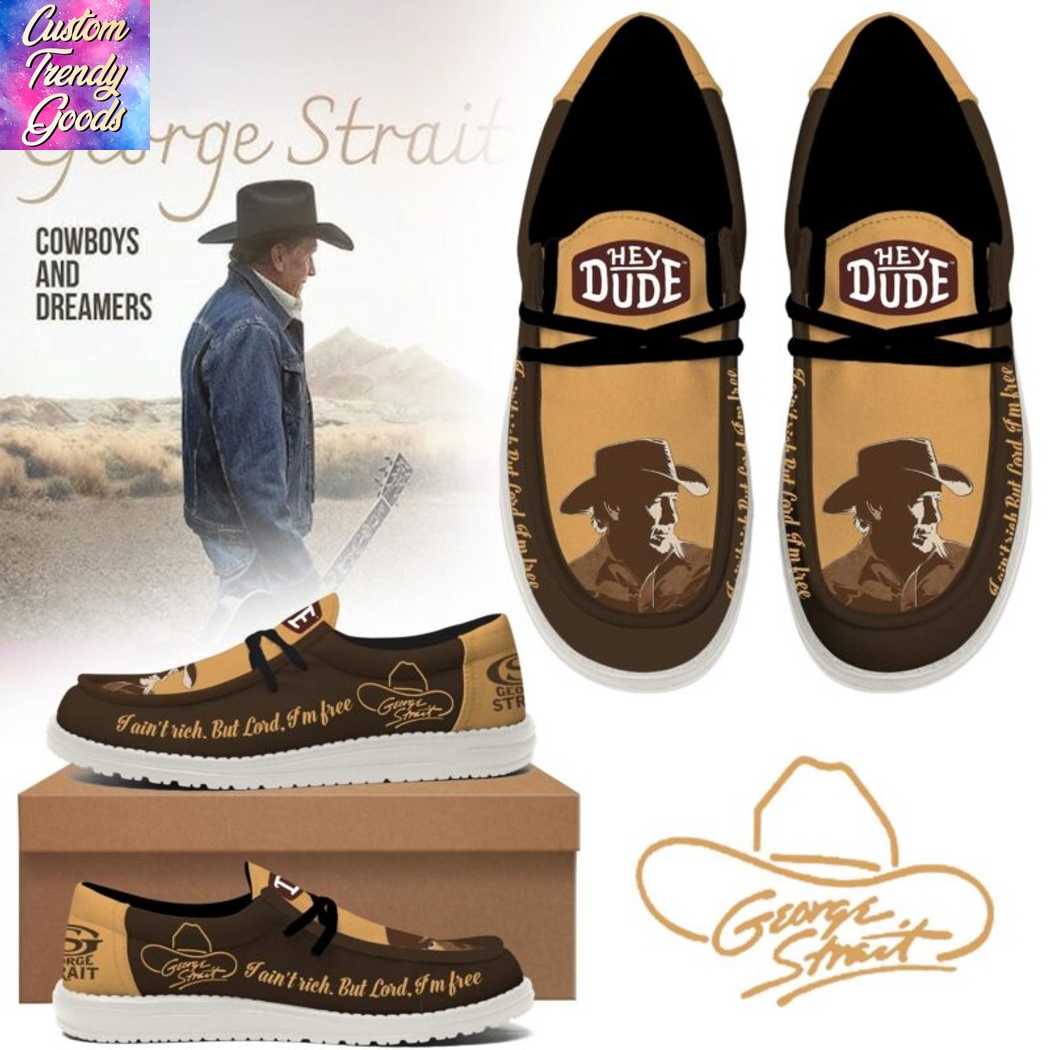 George Strait Cowboys And Dreamers Hey Dude Shoes George Strait Cowboys And Dreamers Hey Dude Shoes