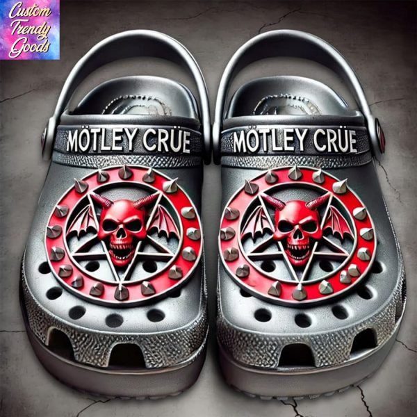 Motley Crue Music Crocs Shoes