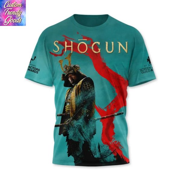 Shogun Sag Awards 2025 3D T-Shirt