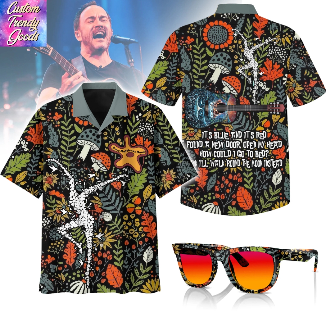 Dave Matthews Band Walk Around The Moon Hawaiian Shirt Dave Matthews Band Walk Around The Moon Hawaiian Shirt