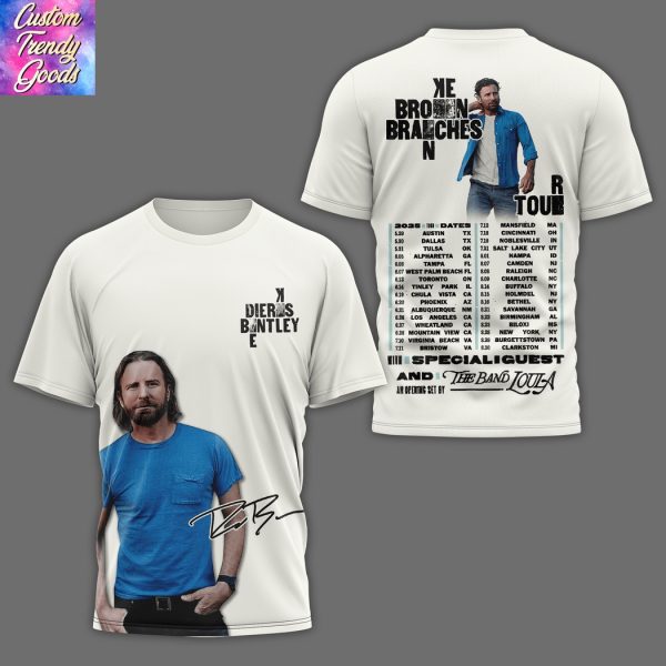 Dierks Bentley Broken Branches Tour 3D T-Shirt