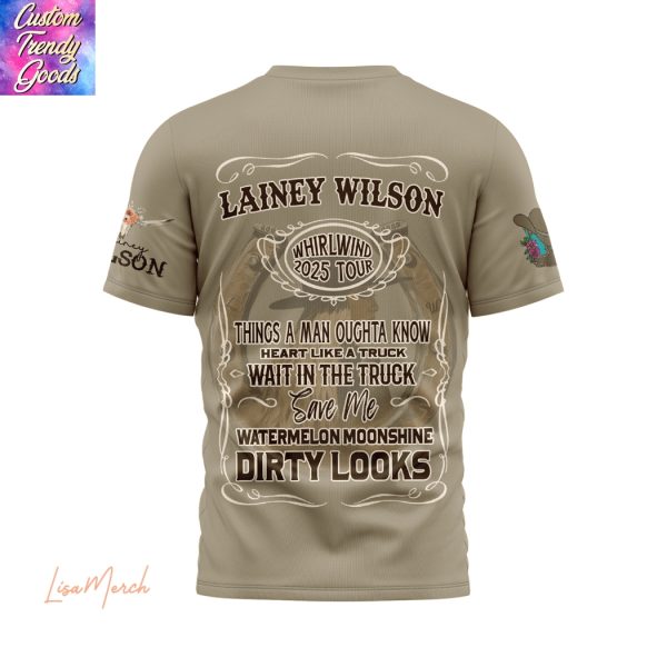 Lainey Wilson Dirty Looks Signature 3D T-Shirt