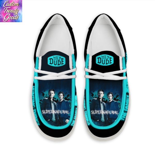 Supernatural Saving People Hunting Things Hey Dude Shoes – Black