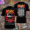 AC DC 52 Years 1973-2025 Signature Thank You For The Memories 3D T-Shirt