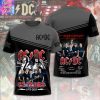 AC DC PWR UP Tour 2025 3D T-Shirt