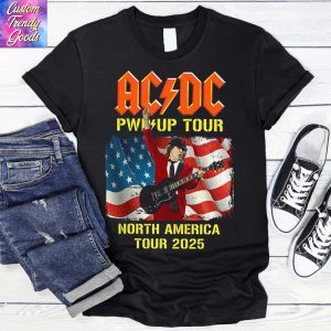 AC DC Pwr Up Tour North America 2025 Unisex T-Shirt