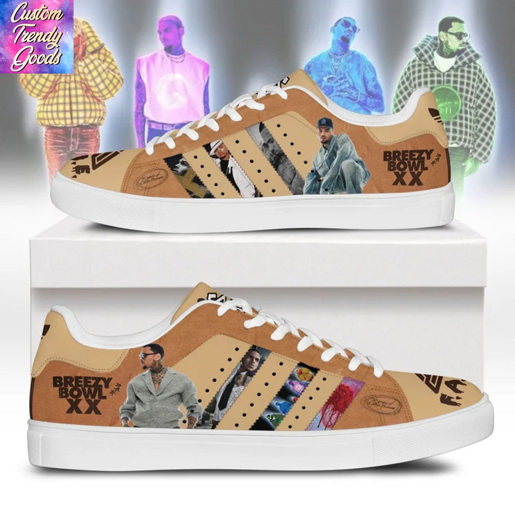 Chris Brown Breezy Bowl XX Stan Smith Shoes Chris Brown Breezy Bowl XX Stan Smith Shoes