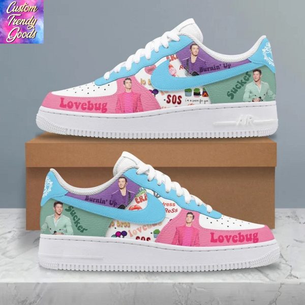Jonas Brothers Burnin Up Air Force 1 Sneaker