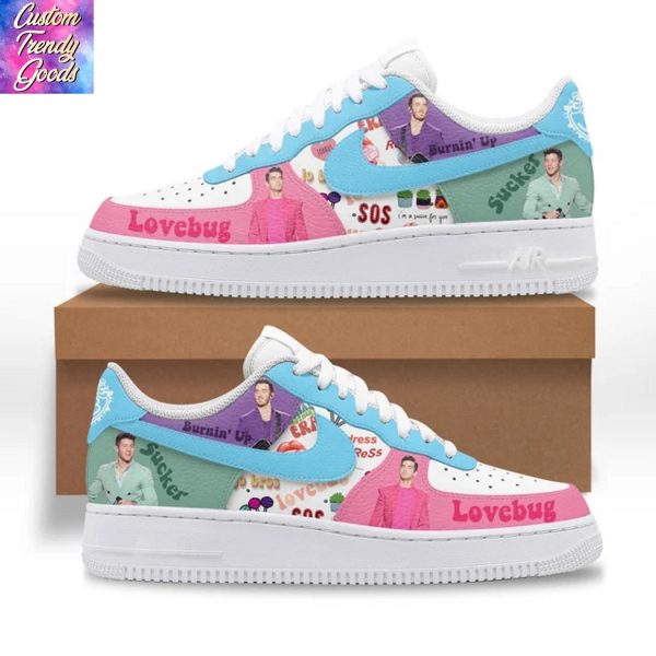 Jonas Brothers Burnin Up Air Force 1 Sneaker