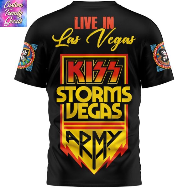 KISS Live In Las Vegas 3D T-Shirt