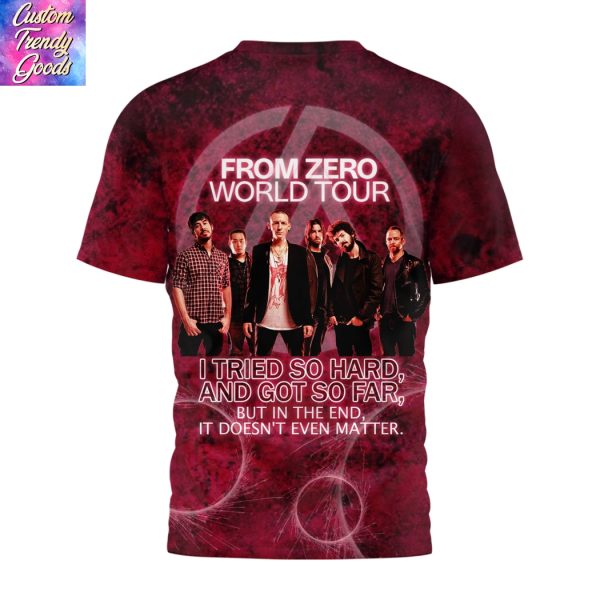 Linkin Park From Zero World Tour 3D T-Shirt