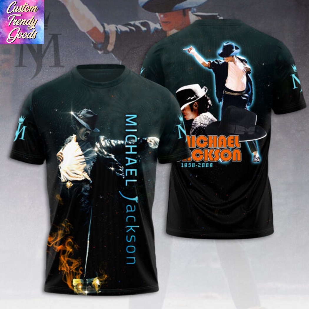 Michael Jackson 1958-2009 3D T-Shirt Michael Jackson 1958-2009 3D T-Shirt