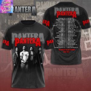 Pantera The Haviest Of The Summer Tour 2025 3D T-Shirt