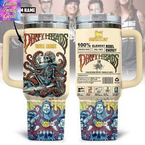 Personalized Dirty Heads Vacation Every Single Day Tumbler With Handle And Straw