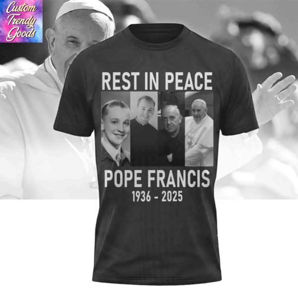 Pope Francis Rest In Peace 1936-2025 Unisex T-Shirt