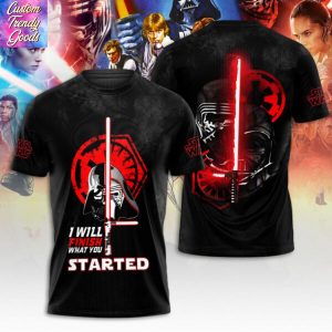Star Wars I Will Finish What You Started 3D T-Shirt