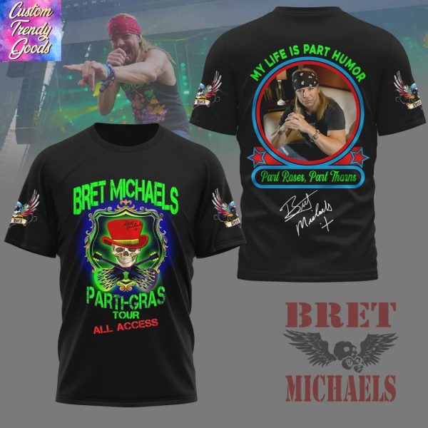 Steve Miller Band My Life Is Part Humor, Part Roses, Part Thorns Signature 3D T-Shirt