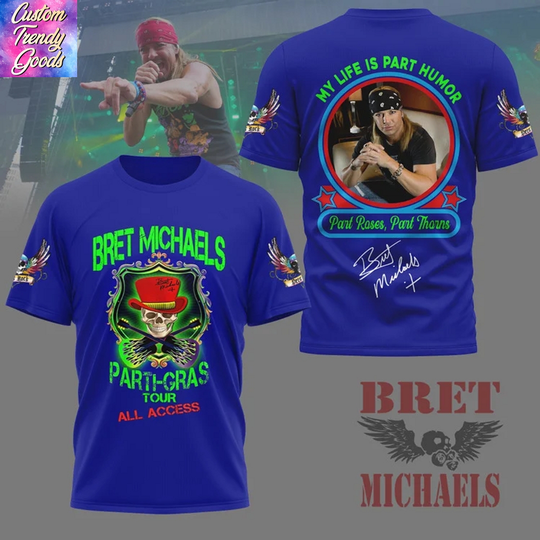 Steve Miller Band My Life Is Part Humor, Part Roses, Part Thorns Signature 3D T-Shirt - Blue Steve Miller Band My Life Is Part Humor, Part Roses, Part Thorns Signature 3D T-Shirt - Blue