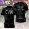 AC DC Pwr Up Tour 2025 3D T-Shirt