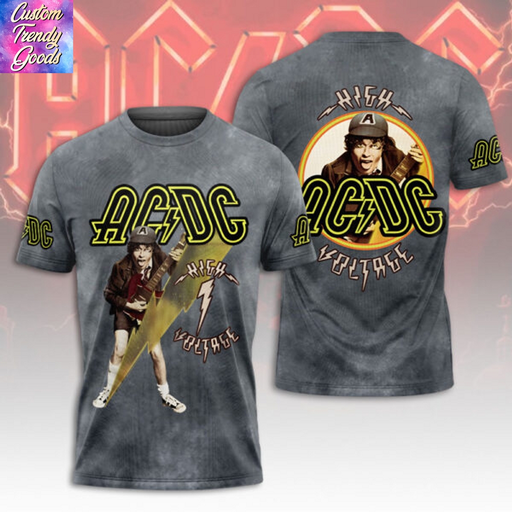 AC DC High Voltage 3D T-Shirt AC DC High Voltage 3D T-Shirt