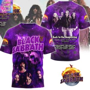 Black Sabbath Back To The Beginning Signature 3D T-Shirt
