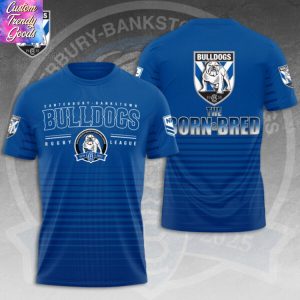 Canterbury-Bankstown Bulldogs Ruby League The Born & Bred 3D T-Shirt