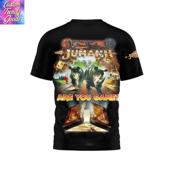 Jumanji 30th Anniversary Are You Game 3D T-Shirt