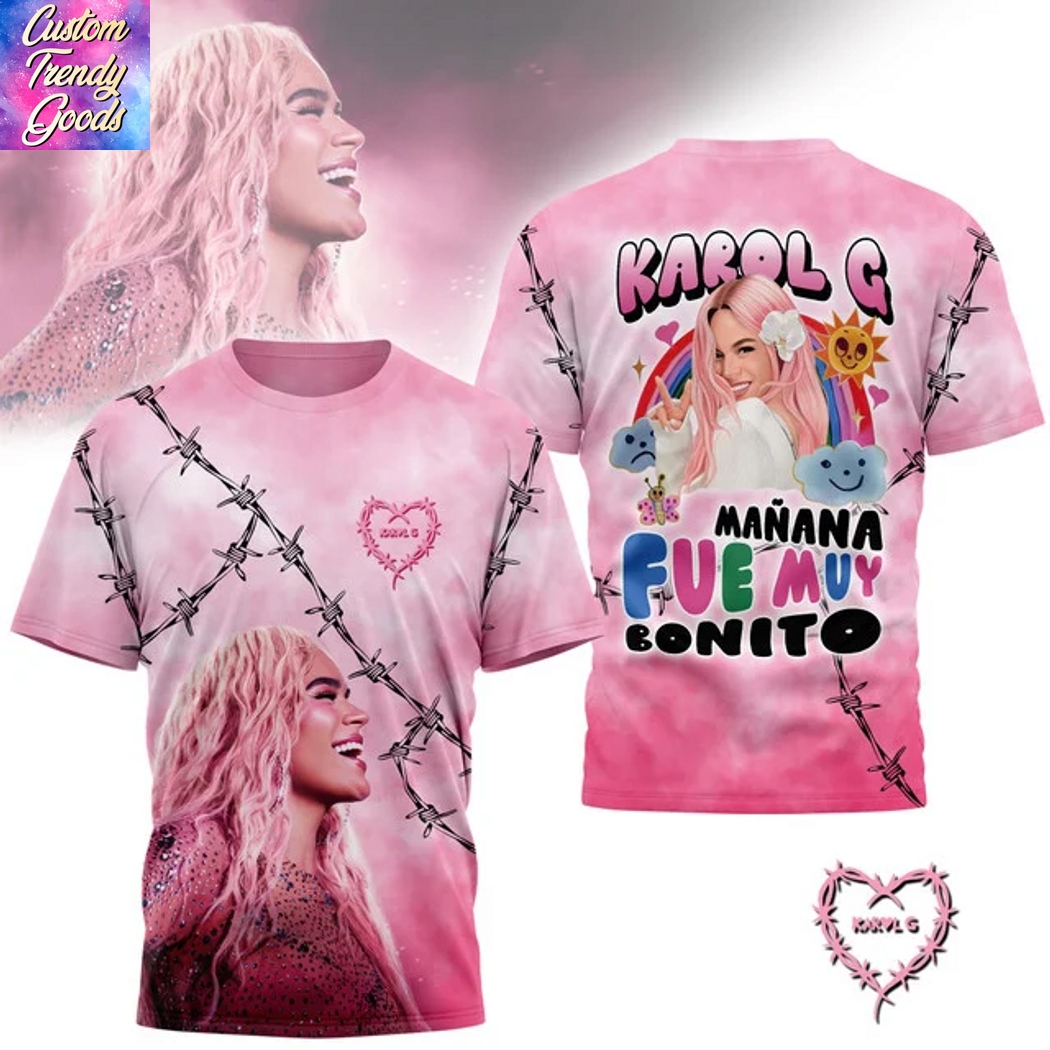 Karol G Manana Sera Bonito 3D T-Shirt Karol G Manana Sera Bonito 3D T-Shirt