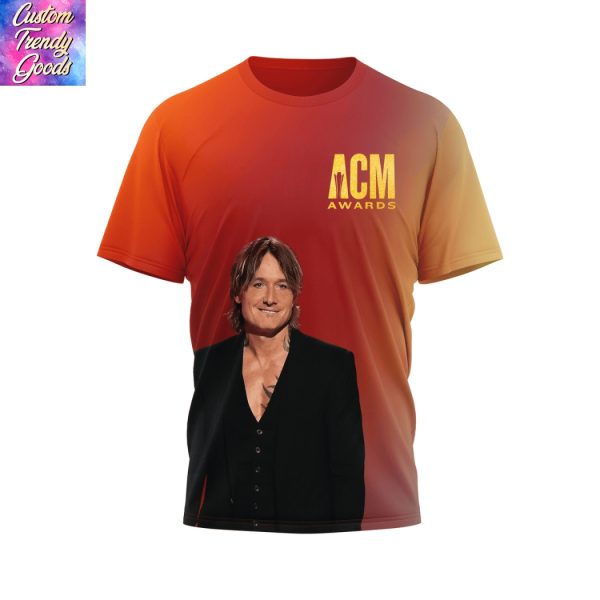 Keith Urban Academy Of Country Music Awards 3D T-Shirt