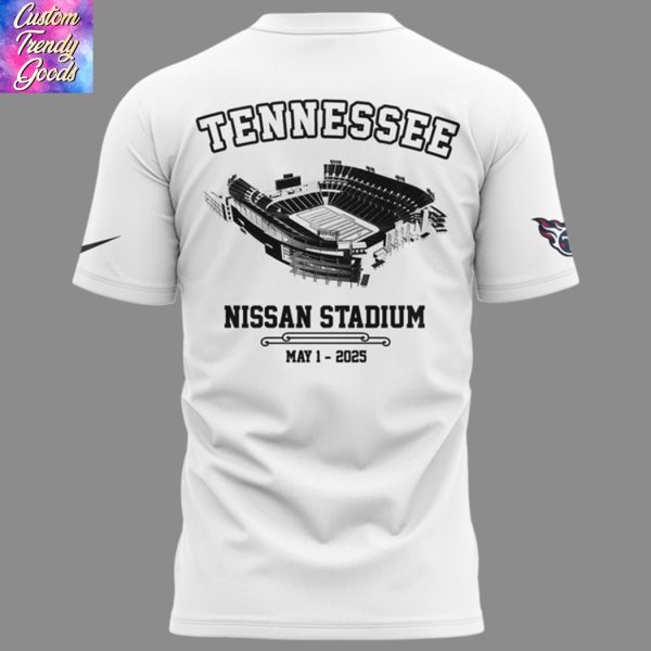 Metallica M72 World Tour Tennessee Titans 3D T-Shirt – White