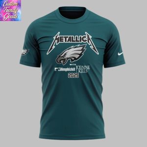 Metallica M72 World Tour x Philadelphia Eagles 3D T-Shirt