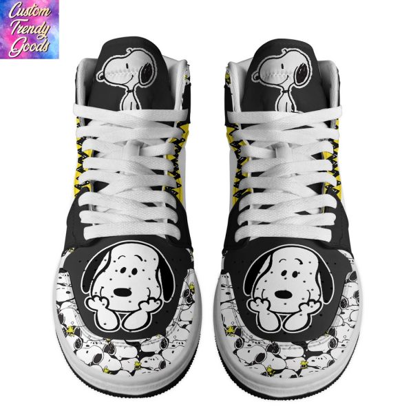 Personalized Snoopy Air Jordan 1 High Top