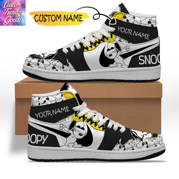 Personalized Snoopy Air Jordan 1 High Top