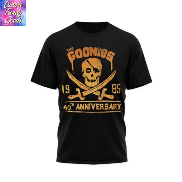 The Goonies 1985 40th Anniversary Never Say Die 3D T-Shirt