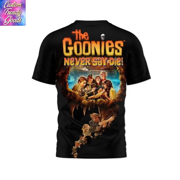 The Goonies 1985 40th Anniversary Never Say Die 3D T-Shirt