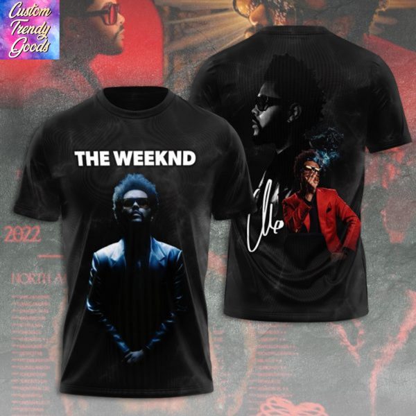 The Weeknd Signature Black 3D T-Shirt