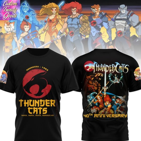 Thundera 1985 Thunder Cats 40th Anniversary 3D T-Shirt