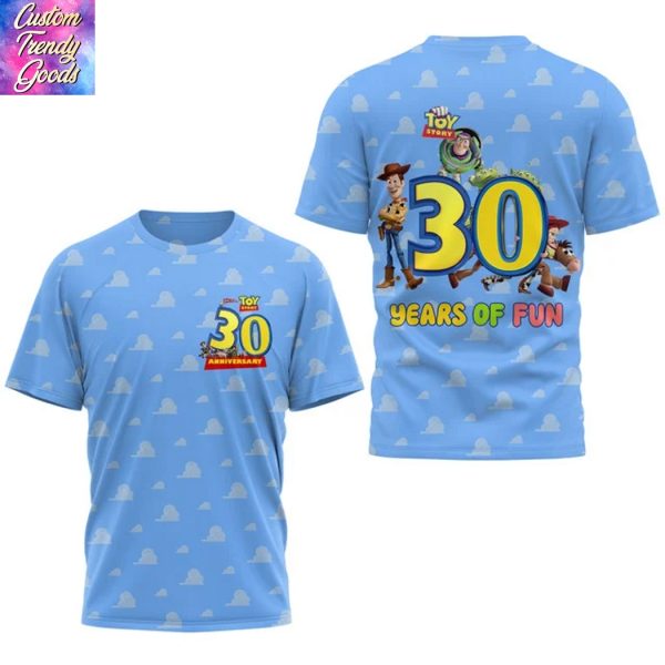 Toy Story 30 Years Of Fun 3D T-Shirt